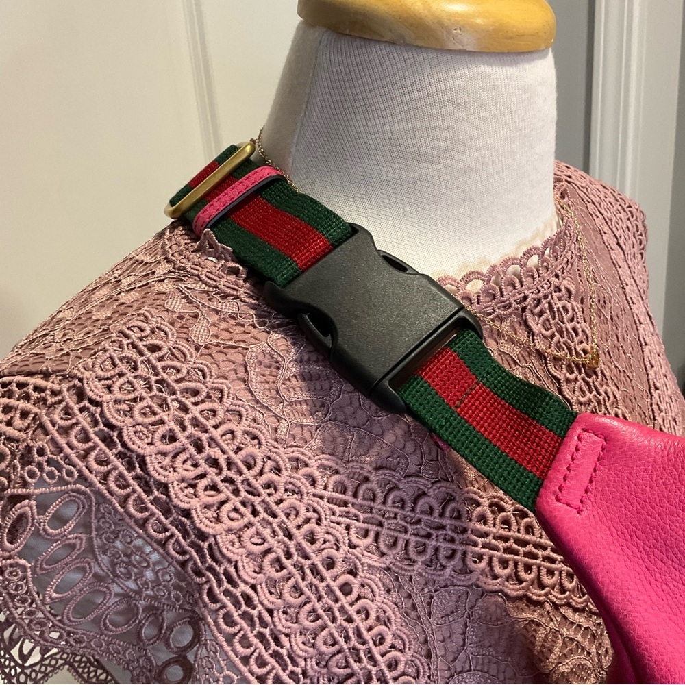 Gucci Sherry Line Pink Bumbag or Waistbag - Picture 2 of 12